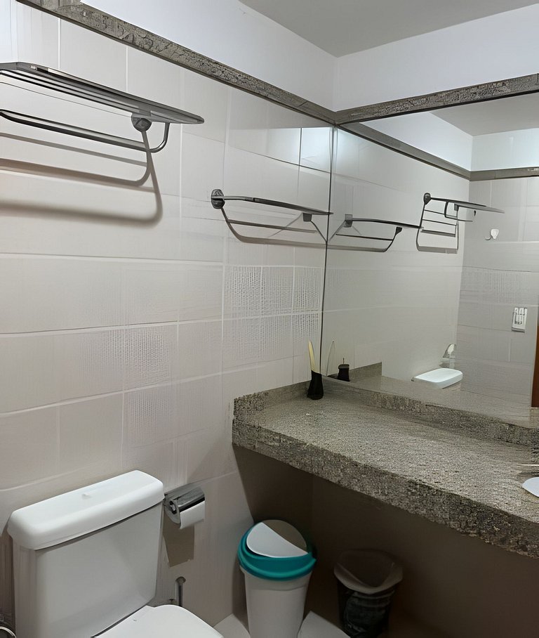 403- Flat charmoso 3 pessoas garagem e lazer bem localizado