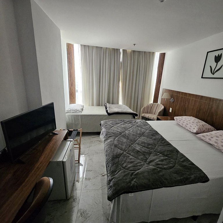 609- Flat charmoso 3 pessoas garagem e lazer bem localizado